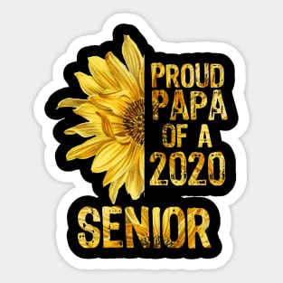 Proud PAPA of a 2020 Senior Sticker